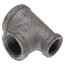 1" x 1/2" x 3/4" Galvanized Reducing Tee