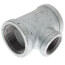 1-1/2" x 1-1/2" x 1" Galvanized Reducing Tee