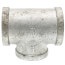 1-1/2" x 1-1/2" x 1-1/4" Galvanized Reducing Tee