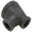 1-1/2" x 3/4" x 3/4" Galvanized Reducing Tee