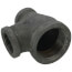 1-1/2" x 3/4" x 1" Galvanized Reducing Tee