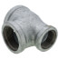 1-1/2" x 1" x 1-1/4" Galvanized Reducing Tee