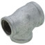 1-1/2" x 1" x 1-1/4" Galvanized Reducing Tee