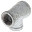 1-1/2" x 1-1/4" x 1-1/4" Galvanized Reducing Tee