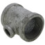 1-1/4" x 1-1/4" x 3/8" Galvanized Reducing Tee