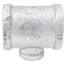 1-1/4" x 1-1/4" x 1/2" Galvanized Reducing Tee