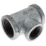 1-1/4" x 1-1/4" x 1" Galvanized Reducing Tee