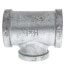 1-1/4" x 1-1/4" x 1" Galvanized Reducing Tee