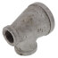 1-1/4" x 1/2" x 3/4" Galvanized Reducing Tee