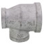1-1/4" x 3/4" x 3/4" Galvanized Reducing Tee