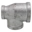 1-1/4" x 3/4" x 1" Galvanized Reducing Tee