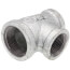 1-1/4" x 1" x 1" Galvanized Reducing Tee