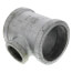 2" x 2" x 1" Galvanized Reducing Tee