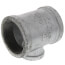 2" x 2" x 1" Galvanized Reducing Tee