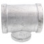 2" x 2" x 1-1/4" Galvanized Reducing Tee