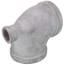 2" x 1/2" x 2" Galvanized Reducing Tee