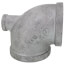 2" x 1/2" x 2" Galvanized Reducing Tee