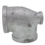 2" x 3/4" x 2" Galvanized Reducing Tee