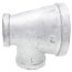 2" x 1" x 1" Galvanized Reducing Tee