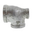 2" x 1" x 1-1/2" Galvanized Reducing Tee