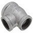 2" x 1-1/4" x 1-1/4" Galvanized Reducing Tee