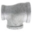 2" x 1-1/4" x 1-1/2" Galvanized Reducing Tee