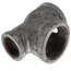 2" x 1-1/4" x 2" Galvanized Reducing Tee