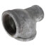 2" x 1-1/4" x 2" Galvanized Reducing Tee