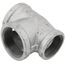2" x 1-1/2" x 2" Galvanized Reducing Tee
