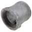 3" x 1" Galvanized Malleable Reducing Tee