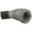 1/4" Galvanized Malleable 45° Street Elbow