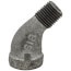 1/4" Galvanized Malleable 45° Street Elbow