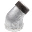 1-1/2" Galvanized Malleable 45° Street Elbow