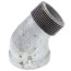 1-1/4" Galvanized Malleable 45° Street Elbow
