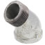 1-1/4" Galvanized Malleable 45° Street Elbow