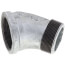 2" Galvanized Malleable 45° Street Elbow