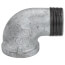 1-1/2" Galvanized Malleable 90° Street Elbow