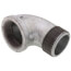 2-1/2" Galvanized Malleable 90° Street Elbow