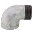 2-1/2" Galvanized Malleable 90° Street Elbow