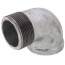 2-1/2" Galvanized Malleable 90° Street Elbow