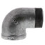 4" Galvanized Malleable 90° Street Elbow
