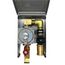 Stainless Steel Gas Plug with 1/2" Rear NPT Inlet x 1/2" Quick Disconnect Outlet, 2 PSI