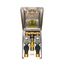 Double Gas Plug with 1/2" Rear NPT Inlet x 2 x 3/8" Quick Disconnect Outlets, 2 PSI