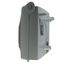PVC Gas Plug with 1/2" Bottom NPT Inlet x 3/8" Quick Disconnect Outlet (Grey)