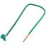 10-1/2" Solid 12AWG Ground Pigtail w/ Hex Head Combo Ground Screw (Pack of 250)