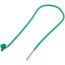 12-1/2" Solid 12AWG Ground Pigtail w/ Hex Head Combo Ground Screw (Pack of 250)