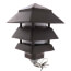 Pagoda-Style Landscape Light Fixture (Bronze)