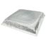 20" x 20" (Wall Opening Size) Steel Lanced Filter Grille w/ R6 Insulation, 1/3" Fin Spacing (White)