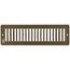10" x 2" (Wall Opening Size) Toe-Space Grille (Brown)