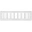 10" x 2" (Wall Opening Size) Toe-Space Grille (White)